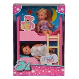 Кукольный набор Simba Evi Love Эви с двуспальной кроватью (5733847) - Pampik