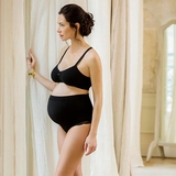 Труси безшовні Cache Coeur Serenity, високі з мереживом, р.S, чорний (CL1610/18897) - Pampik - 2