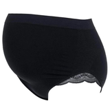 Труси безшовні Cache Coeur Serenity, високі з мереживом, р.S, чорний (CL1610/18897) - Pampik