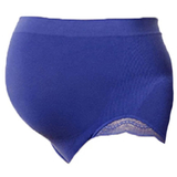 Труси безшовні Cache Coeur Serenity, високі з мереживом, р.L, синій (CL1610/25870) - Pampik