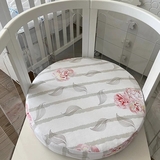 Простирадла на резинці Babyhood Vintage Flower, трикотаж, 2 шт., білий з принтом (37860) - Pampik - 9