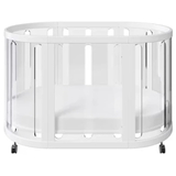 Ліжко трансформер 4 в 1 Babyhood Kaylula Sova, 76x130 см, прозорий (37540) - Pampik