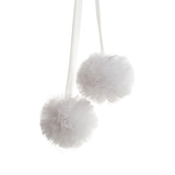 Помпони Twins Air, 2 шт., білий (PB-1002-01) - Pampik