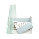 Постільний комплект Twins Sweet Forest, 8 ел., м'ятний (4051-SW-011) - Pampik - 2