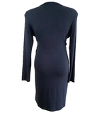 Платье для беременных со складами Menonove, р.44, темно-синий (11210/3509) - Pampik - 5