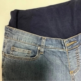 Джинси для вагітних Menonove звужені зі стразами, р.46, джинс, темно-блакитний (J12601/4512) - Pampik - 3