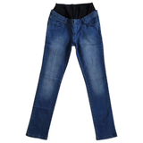 Джинси для вагітних звужені Menonove, з виточкою ззаду, р.44, джинс, синій (11602/3521) - Pampik