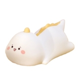 Дитячий силіконовий нічник Динозаврик, білий - Pampik