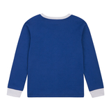 Лонгслів Garnamama Neon LS 122 Синий Желтый (1072173.13336626) - Pampik - 2