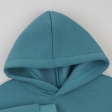 Худі на флісі Garnamama Basic Hoodie soft принт 122 Зелений (1039799.13978818) - Pampik - 3