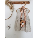 Дитяча силіконова сумочка Bear, 12.5х5х15 см, коричневий - Pampik - 4