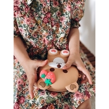 Дитяча силіконова сумочка Bear, 12.5х5х15 см, коричневий - Pampik - 2