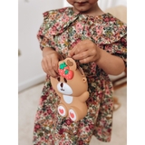 Дитяча силіконова сумочка Bear, 12.5х5х15 см, коричневий - Pampik - 5