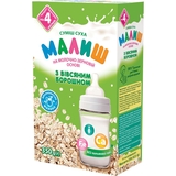 Сухая молочная смесь Малиш с овсяной мукой, 350 г - Pampik