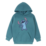 Худі на флісі Garnamama Basic Hoodie soft принт 122 Зелений (1039799.13978818) - Pampik - 5