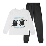 Піжама, що світиться Garnamama Neon PG 128 Чорний Білий (1025233.5084179) - Pampik