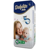 Підгузки на липучках Dolphin Baby 2 (3-6 кг), 40 шт. - Pampik