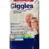 Підгузки для дорослих Giggles Extra Large, 10 крапель, 10 шт. - Pampik