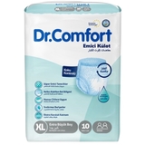Подгузники-трусы для взрослых Dr. Comfort Extra Large, 120-170 см, 10 шт. - Pampik