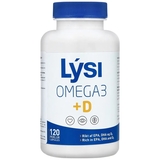 Омега-3 Lysi комплекс з вітаміном D3, 500 мг, 120 капсул - Pampik