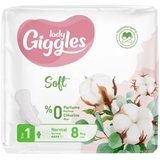 Гігієнічні прокладки Giggles Lady Ultra Soft Normal 1, 4 крапли, 8 шт. - Pampik