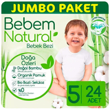 Підгузки на липучках Bebem Natural, 5 (11-18 кг), 24 шт. - Pampik - 2