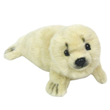 М'яка іграшка Hansa Тюлень кремовий, довжина 35 см (38980) - Pampik