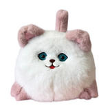 Интерактивная мягкая игрушка AiDA Smart Blinking Cat, белый с розовым (AD54081) - Pampik