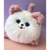 Интерактивная мягкая игрушка AiDA Smart Blinking Cat, белый с розовым (AD54081) - Pampik - 2