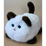 Интерактивная мягкая игрушка AiDA Smart Blinking Cat, белый с коричневым (AD54098) - Pampik - 4