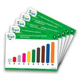 Набір для рахування Gigo Палички Кюїзенера, 250 шт. (1028-250R) - Pampik - 5