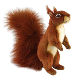 Мягкая игрушка Hansa Рыжая белка, 22 см (84079) - Pampik