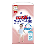 Підгузки-трусики Goo.N Plus 4/L (9-16 кг), 44 шт. - Pampik