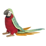М'яка іграшка Hansa Папуга червонотілий, 37 см (33268) - Pampik
