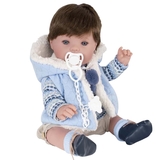 Лялька Munecas De Cuna хлопчик Бруно, з коричневим волоссям, 45 см (43212) - Pampik