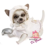Игровой набор Munecas De Cuna Щенок Чихуахуа в белом, 22 см (42444) - Pampik