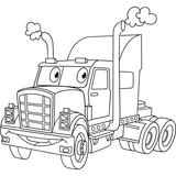 Детская раскраска ArtCraft Грузовик 25х30 см (15065-AC) - Pampik - 2