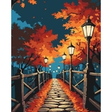 Картина по номерам ArtCraft Ночная прогулка 40х50 см (11054-AC) - Pampik - 2