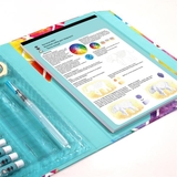 Набір для творчості I heart art Батік-колаж з акварельними фарбами та восковою крейдою (8007) - Pampik - 7