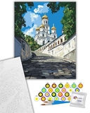 Картина по номерам ArtCraft Андреевская церковь 40х50 см (11071-AC) - Pampik