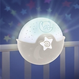 Ночник-проектор Infantino Спокойные сны серый (004909I) - Pampik - 3