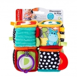 М'які кубики Infantino Звірятка (306606) - Pampik