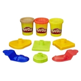 Набір пластиліну Play-Doh Відерце Пікнік 3 баночки та формочки (23414-23412) - Pampik