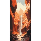 Картина по номерам ArtCraft Каньон 40х80 см (11567-AC) - Pampik
