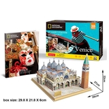 Пазл 3D CubicFun National Geographic Площадь Святого Марка, 107 элементов (DS0980h) - Pampik - 6