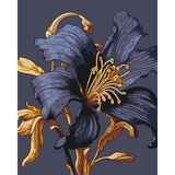 Картина по номерам ArtCraft Таинственная лилия с металлизированными красками 40х50 см (13151-AC) - Pampik - 2