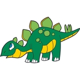 Детская раскраска ArtCraft Стегозаврик 25х30 см (15057-AC) - Pampik