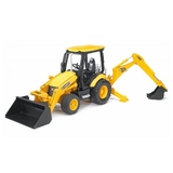 Модель Bruder Дорожный погрузчик с экскаватором JCB MIDI CX 1:16 (02427) - Pampik