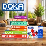 Електронний конструктор Doka Перші кроки в електроніці Набір В, 15 Схем (D70710) - Pampik - 8