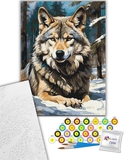 Картина по номерам ArtCraft Волк в лесу 40х50 см (11575-AC) - Pampik